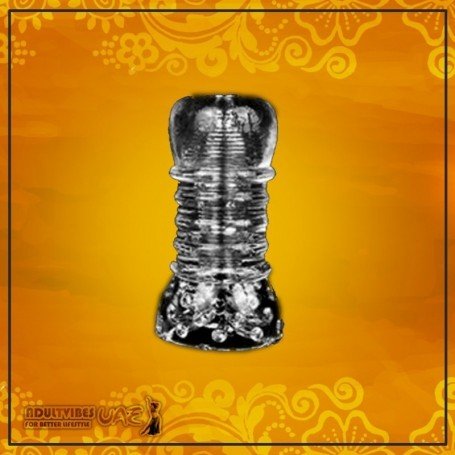 TRANSPARENT STROKER FOR TRAINER TIME SOFT VULVA V4 DSBMLGT-022