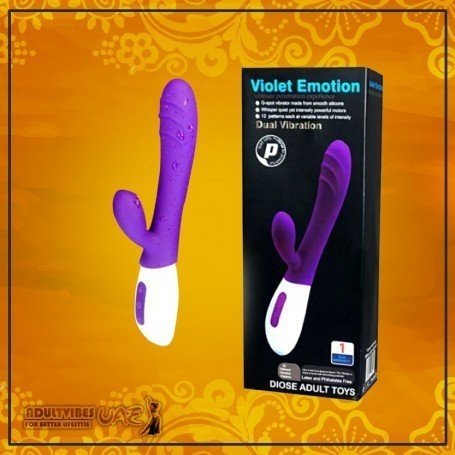 VIOLET EMOTION RABBIT VIBRATOR RV-033