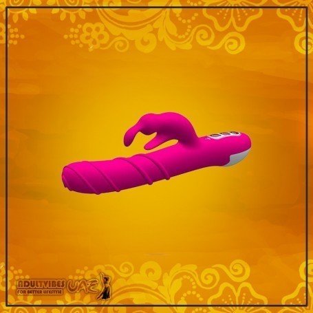 KHALIFA SILICONE RABBIT VIBRATOR-USB RECHARGEABLE RV-024