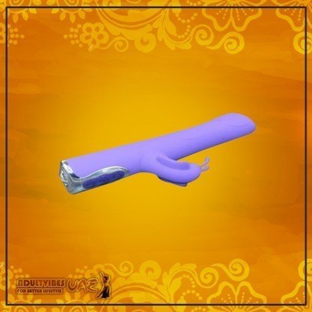 BLACK T-TRANSFER STICK RABBIT VIBRATOR RV-021