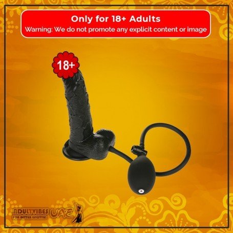 ULTIMATE INFLATABLE REALISTIC NON VIBRATOR IN BLACK RSNV-011