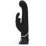 HAPPY RABBIT - G-SPOT STROKER RECHARGEABLE RABBIT VIBRATOR BLACK