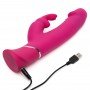 HAPPY RABBIT - REALISTIC DUAL DENSITY SOFT RECHARGEABLE RABBIT VIBRATOR