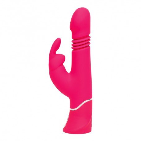 HAPPY RABBIT - THRUSTING VIBRATOR HOT PINK