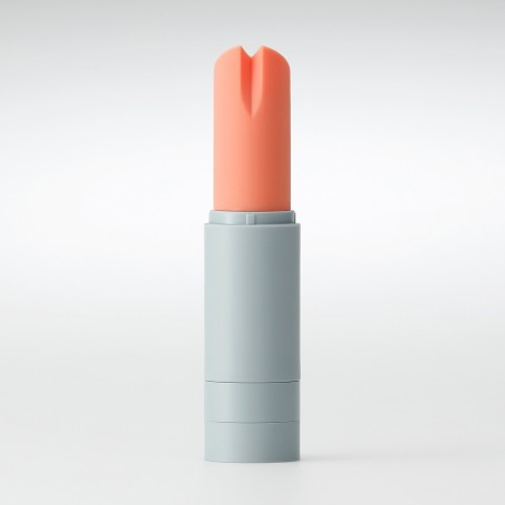 IROHA - STICK ORANGE X GREY LIPSTICK VIBRATOR