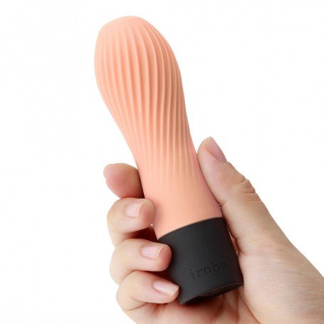 IROHA - ZEN HANACHA SILICONE RIBBED G SPOT MASSAGER