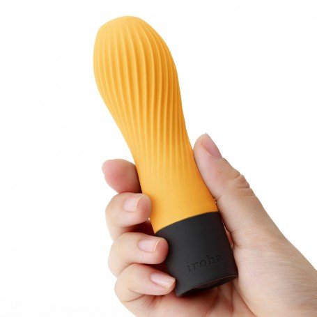 IROHA - ZEN YUZUCHA SILICONE RIBBED G SPOT MASSAGER