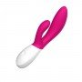 LELO - INA WAVE 2 CERISE RABBIT VIBRATOR