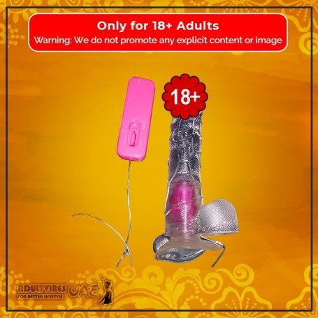 CRYSTAL LOVER JELLY REALISTIC VIBRATOR WITH SUCTION CUP RSV-065