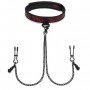 FIFTY SHADES OF GREY - SWEET ANTICIPATION COLLAR W/ NIPPLE CLAMPS