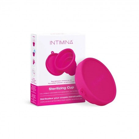 INTIMINA - COLLAPSIBLE STERILIZING CUP MAGENTA