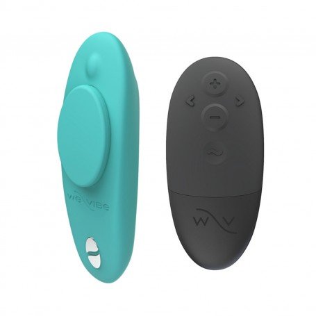 WE-VIBE - MOXIE+ APP AND REMOTE CONTROLLED WEARABLE PANTY VIBRATOR (AQUA)