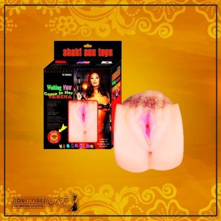 ELITE REALISTIC VIBRATING VAGINA BAV-005