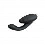 WOMANIZER - DUO 2 PLEASURE AIR CLITORAL STIMULATOR AND G-SPOT VIBRATOR (BLACK)
