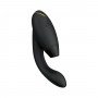 WOMANIZER - DUO 2 PLEASURE AIR CLITORAL STIMULATOR AND G-SPOT VIBRATOR (BLACK)