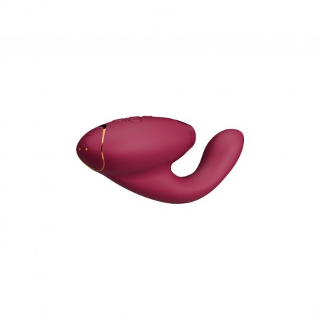 WOMANIZER - DUO 2 PLEASURE AIR CLITORAL STIMULATOR AND G-SPOT VIBRATOR (BORDEAUX)