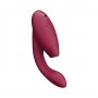 WOMANIZER - DUO 2 PLEASURE AIR CLITORAL STIMULATOR AND G-SPOT VIBRATOR (BORDEAUX)