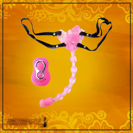 WEARABLE BUTTERFLY WHIP ANAL VAGINA STIMULATOR SO-003