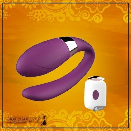U SHAPE REMOTE CONTROL LABIA STIMULATOR LUXURY VIBRATOR DSBLXV-011