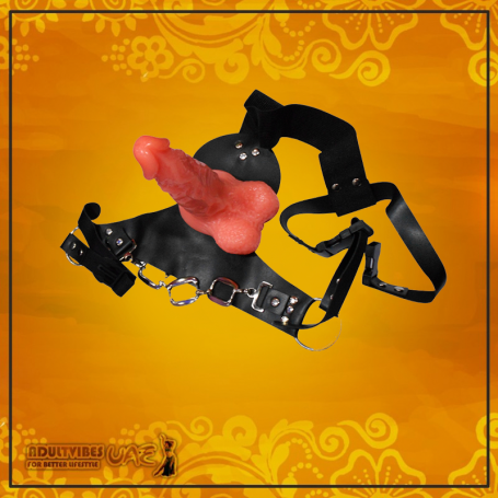 VIBRATING REALISTIC STRAPS ON DILDO SO-017