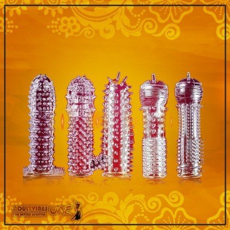 SPIKE DOTTED FOR MEN GENITAL SHEATH CONDOMS DSBGES-014