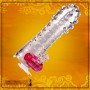 SLEEVE EXTENDER VIBRATING GENITAL RING STIMULATE DSBGES-027