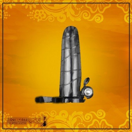 SUPER SOFT SILICONE VIBRATING GENITAL SLEEVE V1