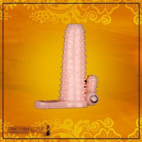 SUPER SOFT SILICONE VIBRATING GENITAL SLEEVE V2 DSBGES-034