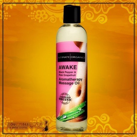 AWAKE AROMATHERAPY MASSAGE OIL-BLACK PEPPER 120ML CGS-015