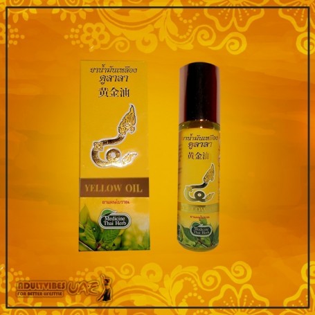 THAI HERBAL MASSAGE YELLOW OIL THP-001