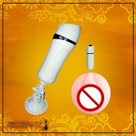 COMFORTABLE WATERPROOF HANDS FREE VIBRATING STROKER MS-038