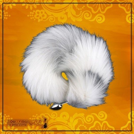 REAL FOX TAIL PICKY PLUG ANUS TOY DSBAD-009