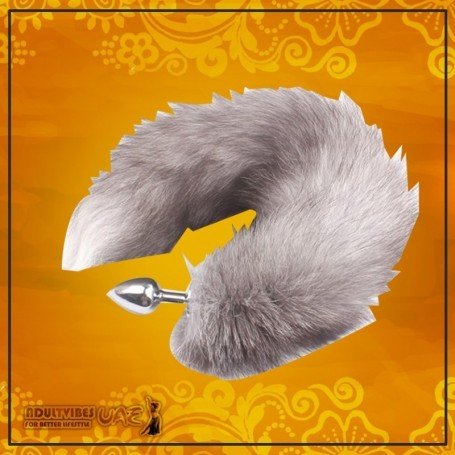 REAL SILVER FOX TAIL PICKY PLUG DSBAD-010
