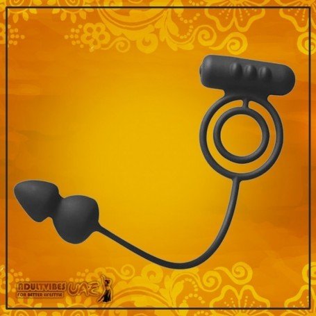 SILICONE VIBRATOR PROSTATE MASSAGER PICKY PLUG DSBAD-013