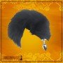 REAL BLACK FOX TAIL PICKY PLUG DSBAD-022